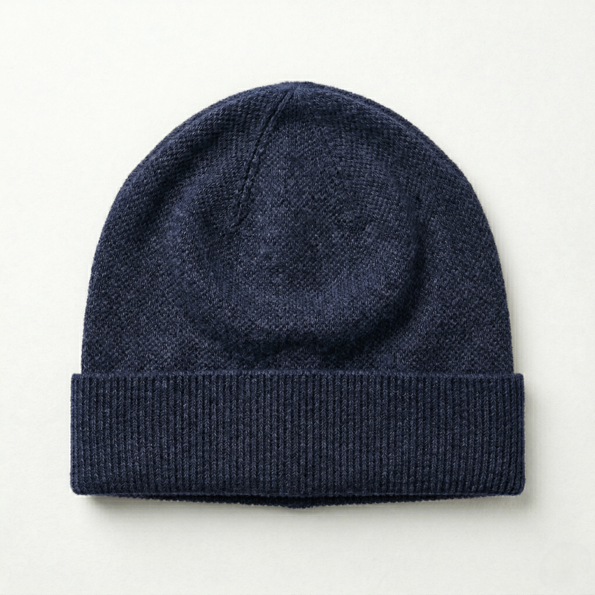 Bonnet tricoté en laine et coton