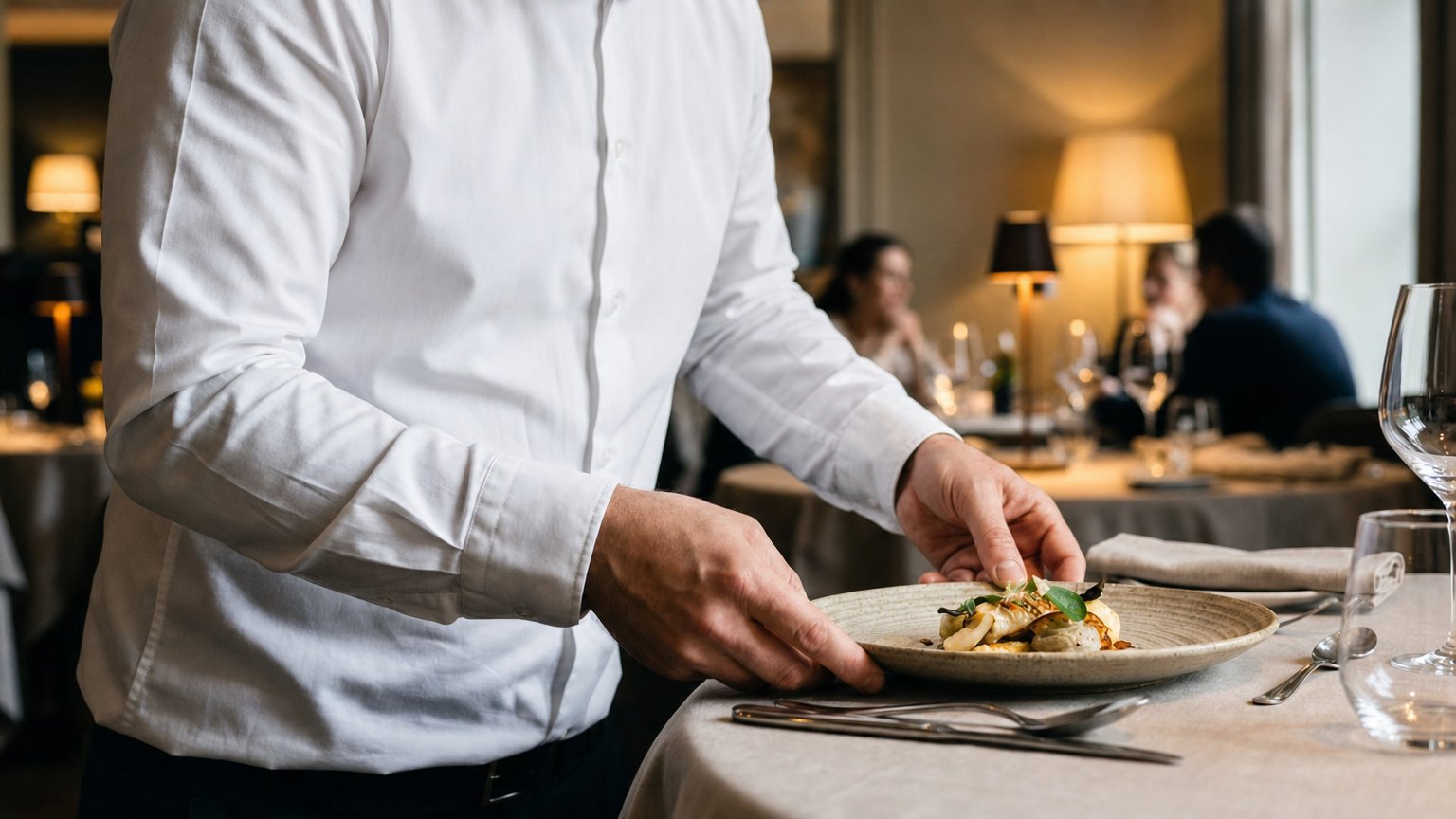 Polo personnalisé pour la restauration